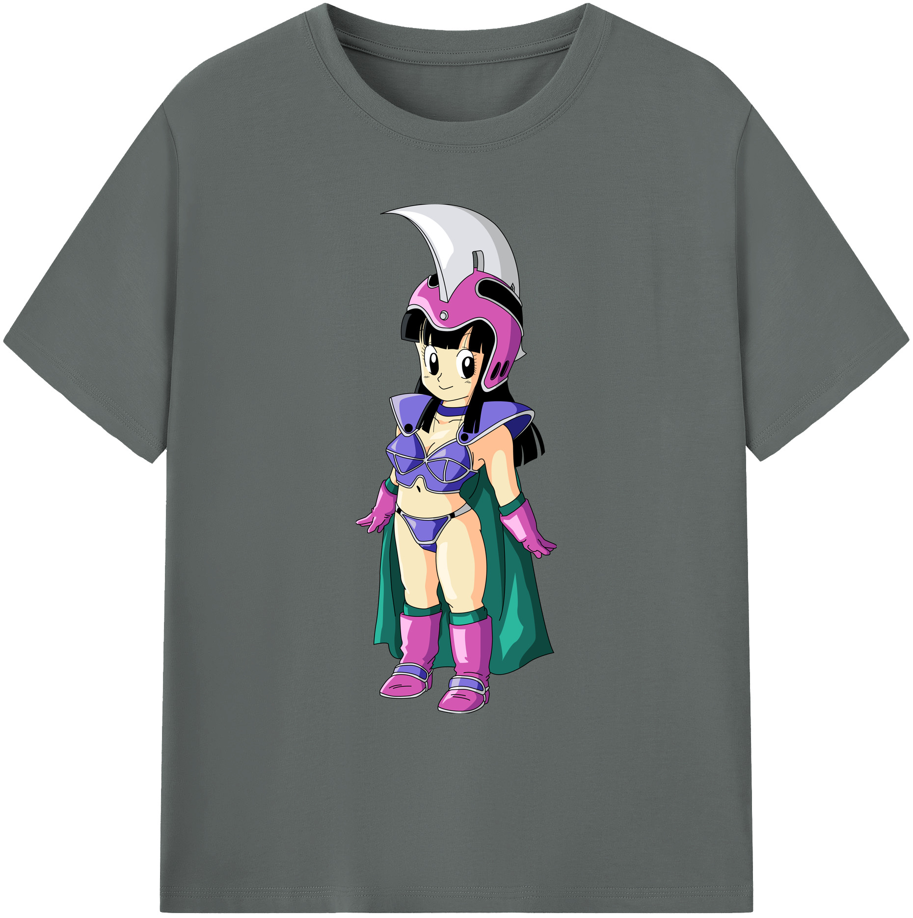 （画像用） ドラゴンボール チチ DRAGON BALL Chichi 綿100％ メンズ半袖Tシャツ｜肌触りやわらか＆通気性